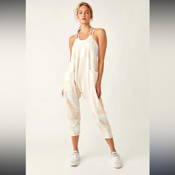 NWT Free People Movement Hot Shot One Piece Pockets Incline Bamboo Combo